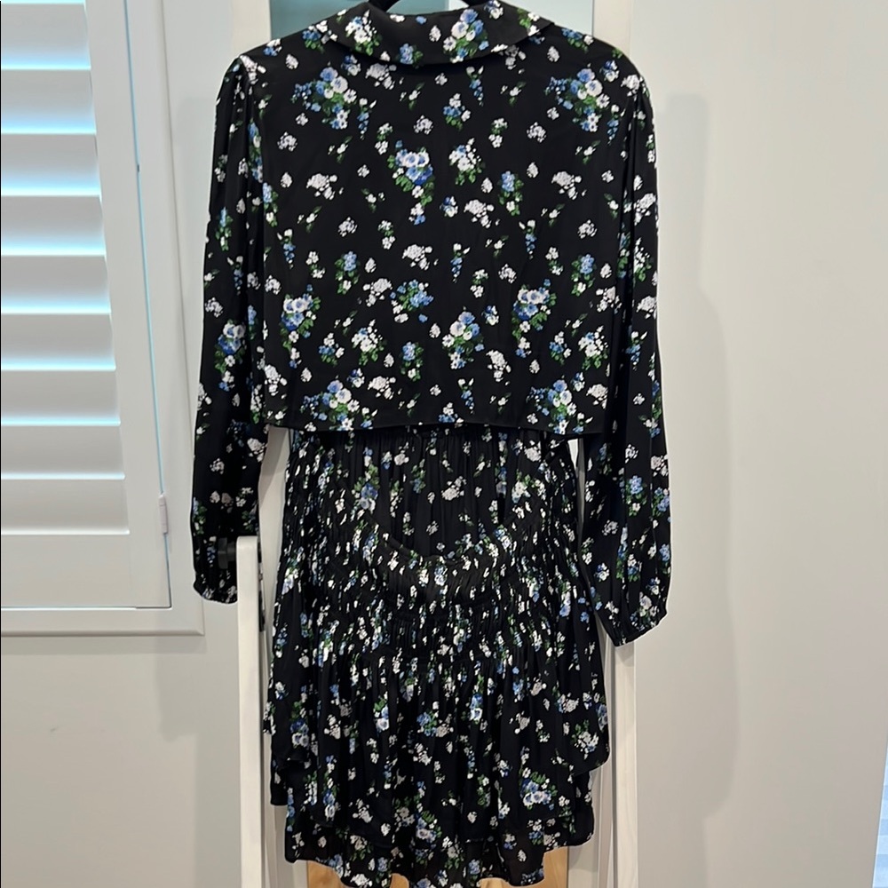 Maje Floral Black Dress - Picture 9 of 11
